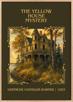 Yellow House Mystery Classic Book Art Print by G. Warner