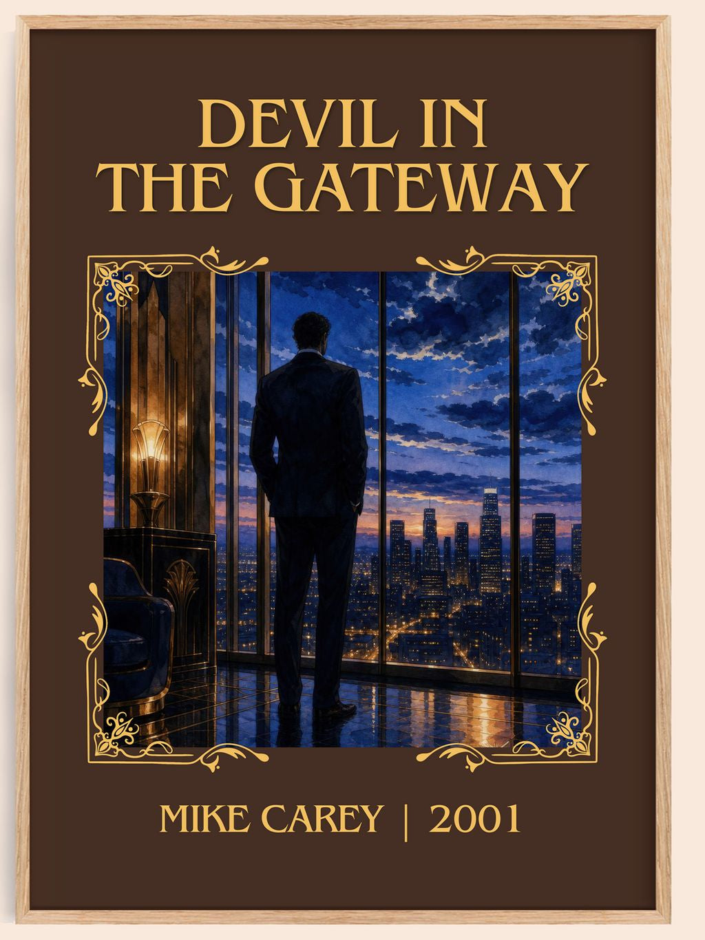 Devil in the Gateway Classic Book Art Print by Mike Carey – book poster