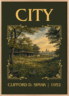 City Classic Book Art Print by Clifford D. Simak