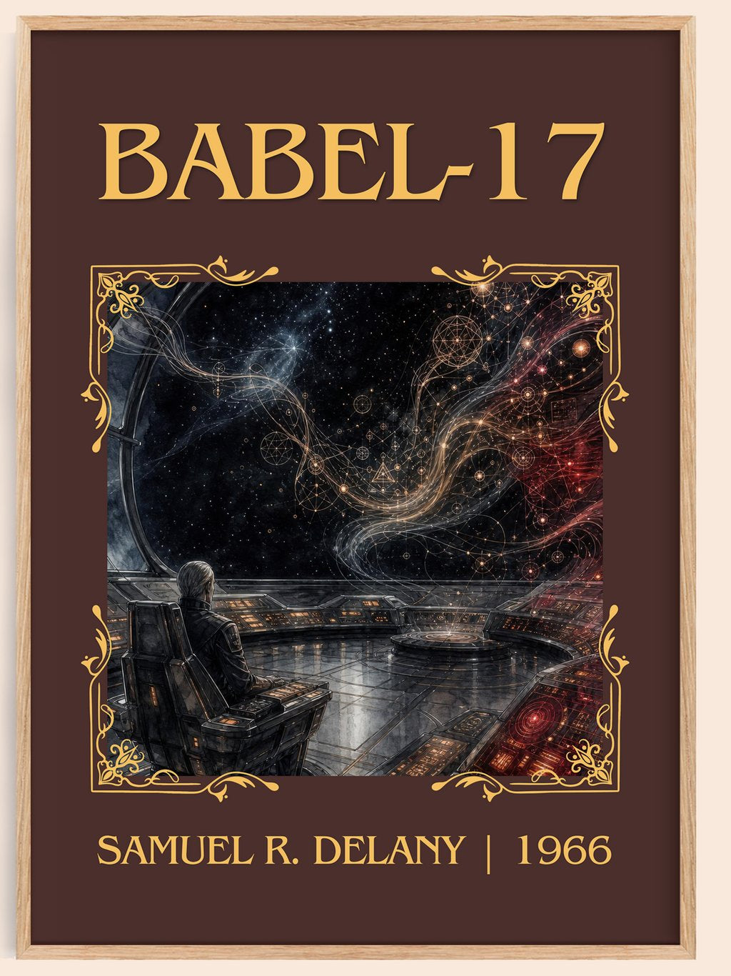 Babel-17 Classic Book Art Print by Samuel R. Delany – book poster