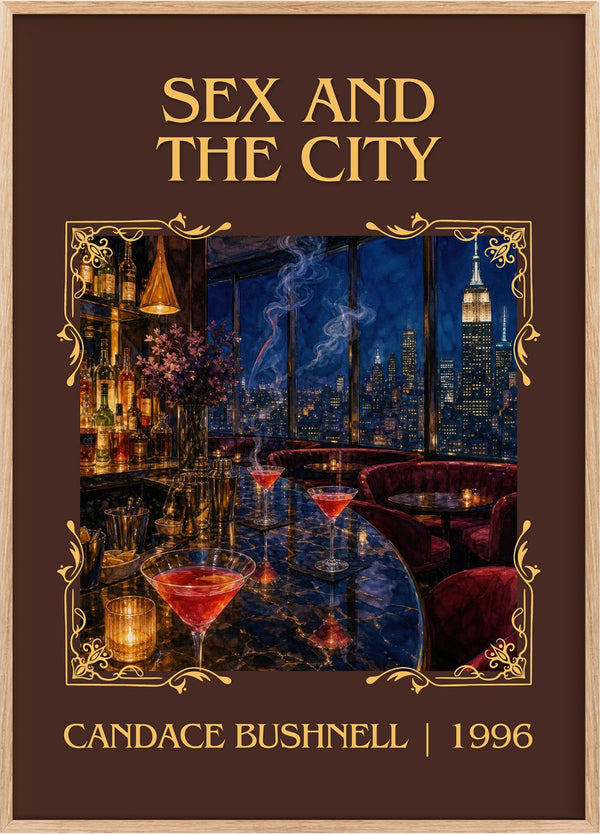 Sex and the City Classic Book Art Print by Candace Bushnell