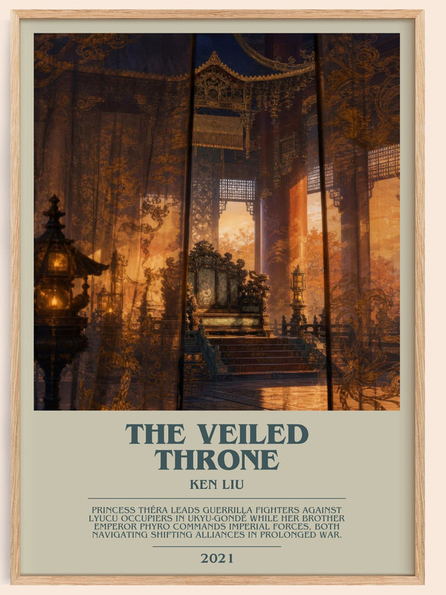 The Veiled Throne Bookish Wall Art by Ken Liu