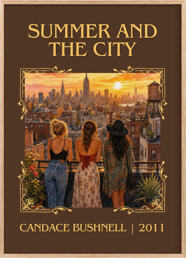 Summer and the city Classic Book Art Print by Candace Bushnell