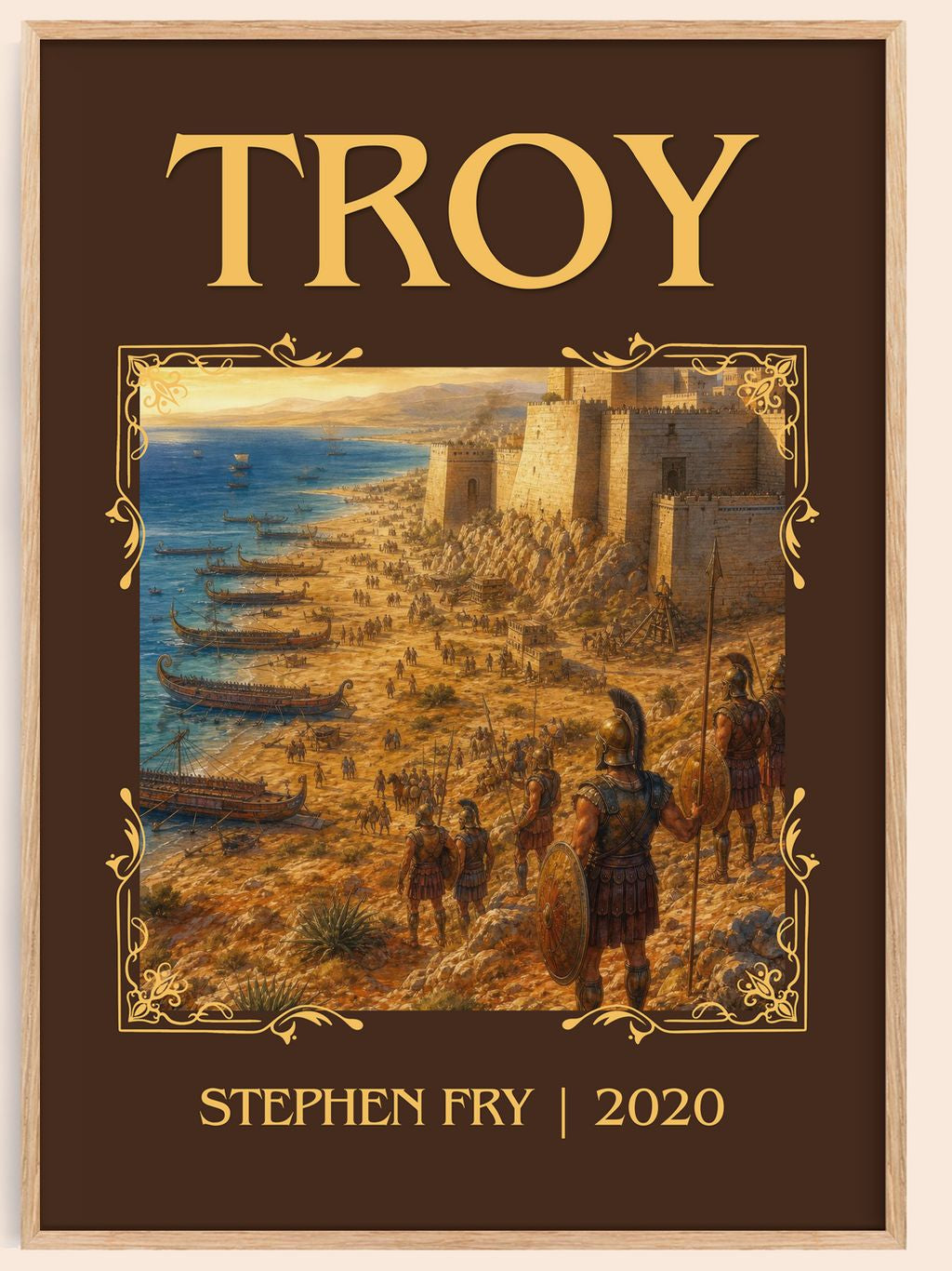 Troy Classic Book Art Print by Stephen Fry – book poster
