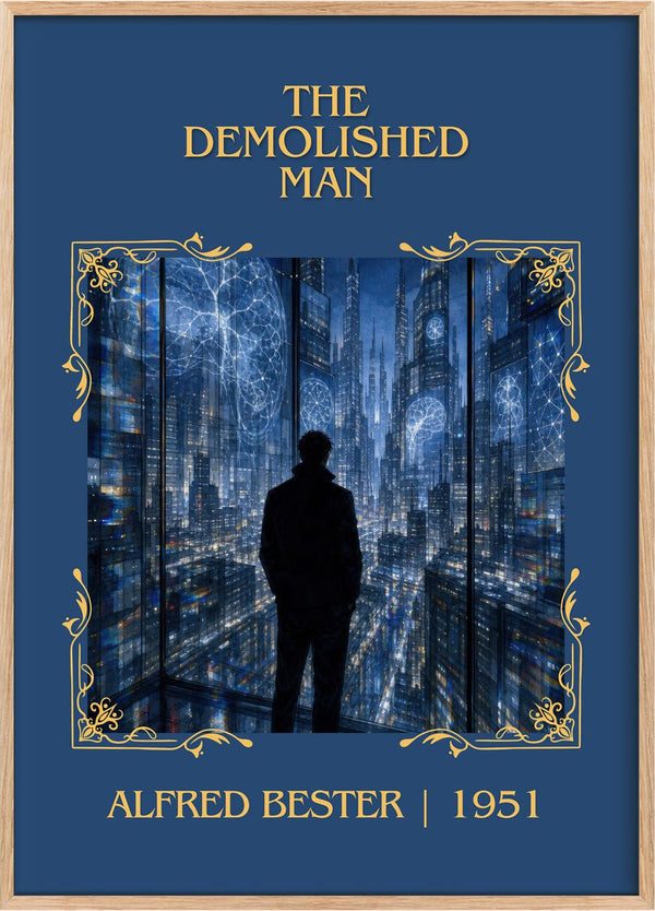 The Demolished Man Classic Book Art Print by Alfred Bester