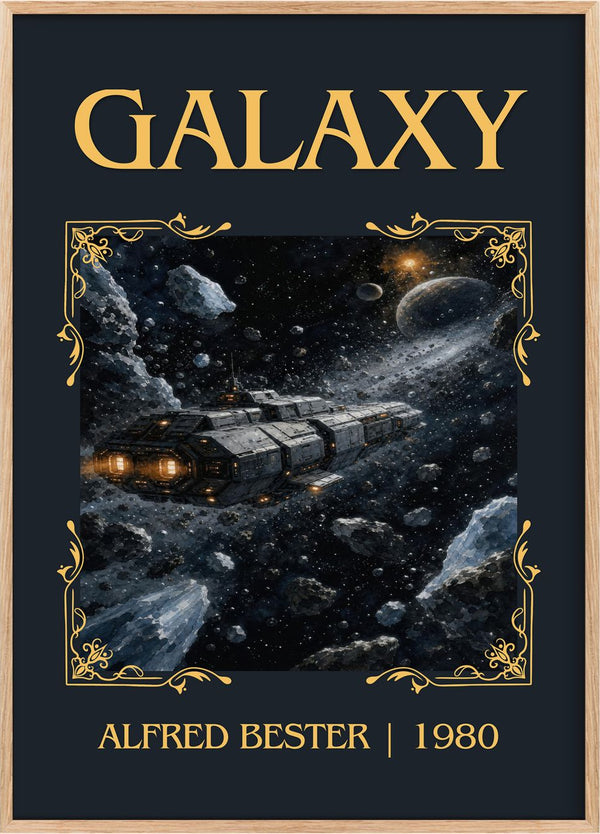 Galaxy Classic Book Art Print by Alfred Bester