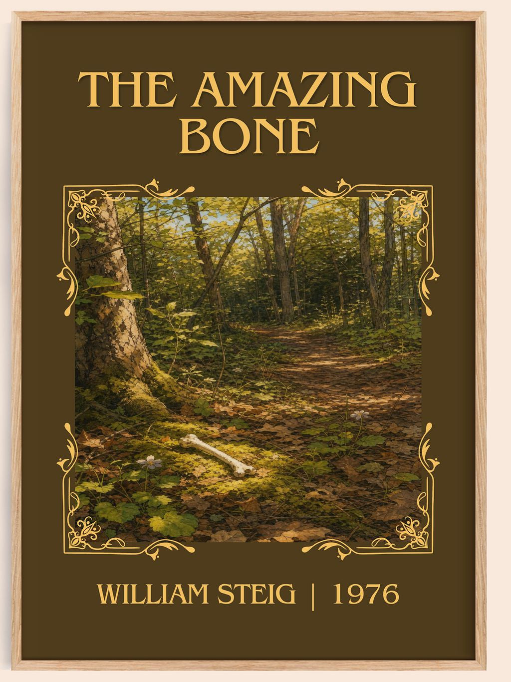 The amazing bone Classic Book Art Print by William Steig – book poster