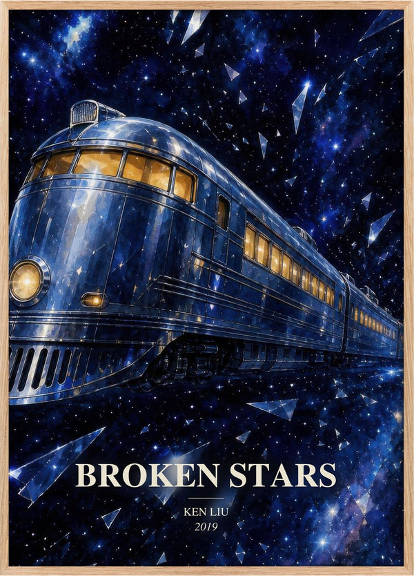 Broken Stars Book Watercolour Illustration by Ken Liu
