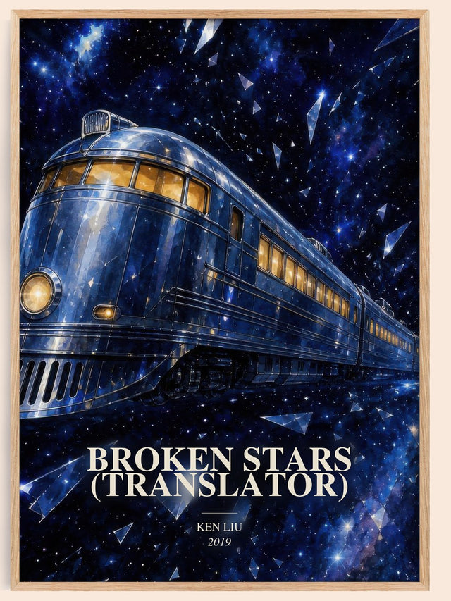 Broken Stars (Translator) Book Watercolour Illustration by Ken Liu