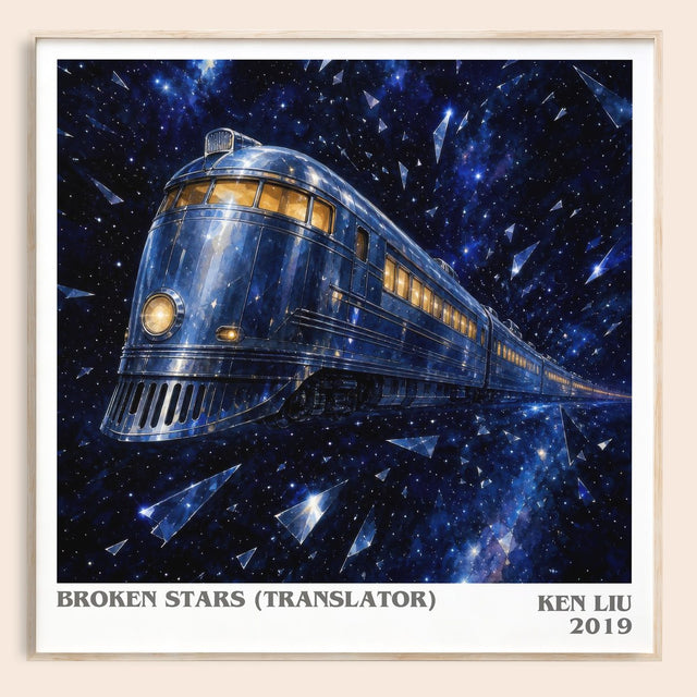 Broken Stars (Translator) Literary Art Print by Ken Liu