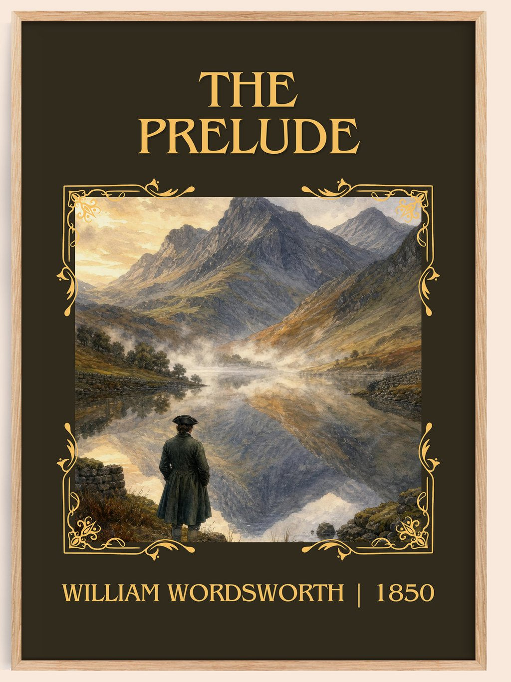 The prelude Classic Book Art Print by William Wordsworth – book poster