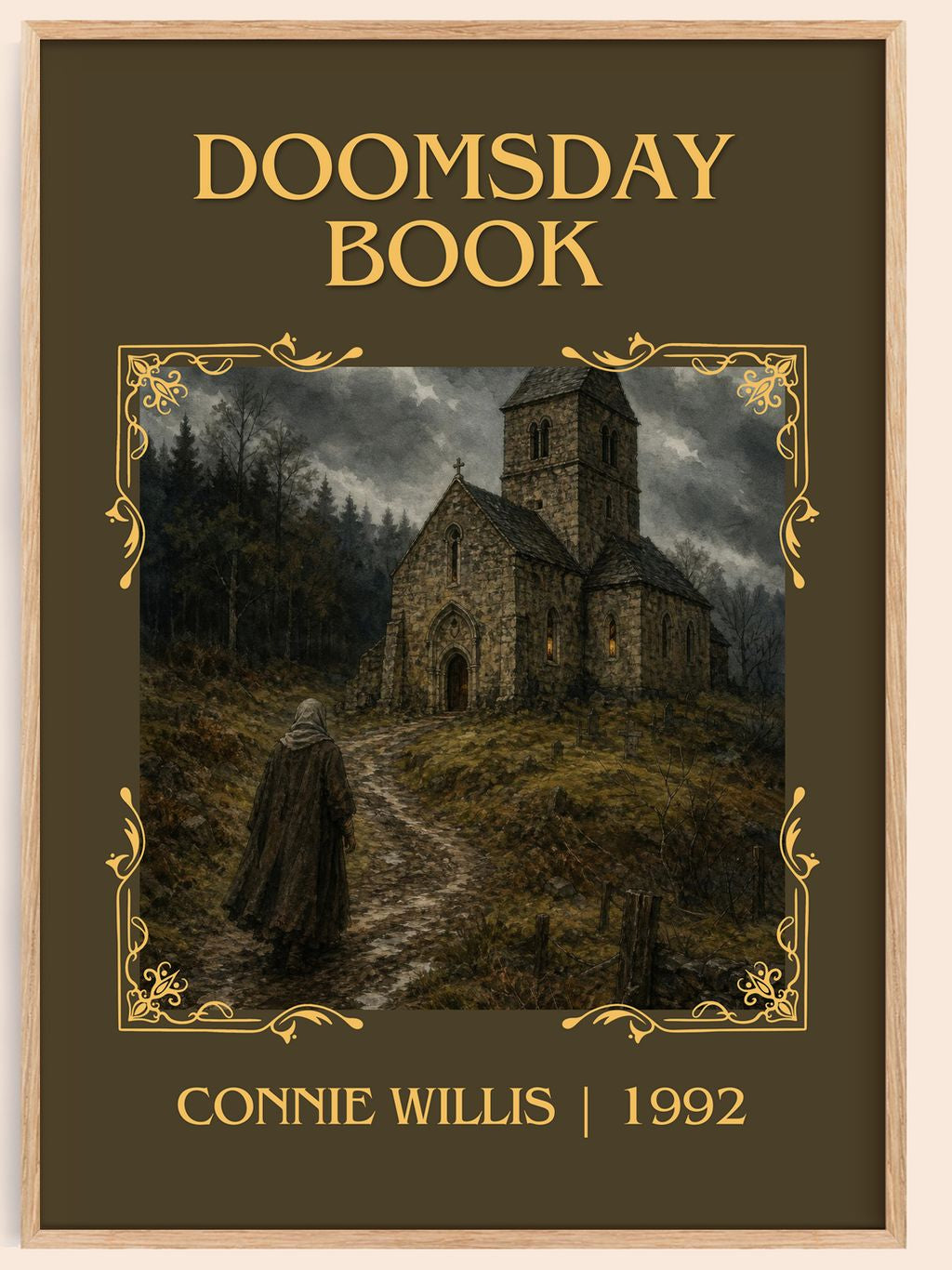 Doomsday book Classic Book Art Print by Connie Willis – book poster