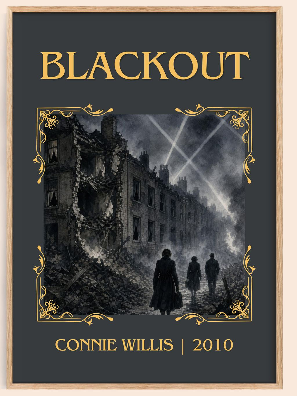 Blackout Classic Book Art Print by Connie Willis – book poster