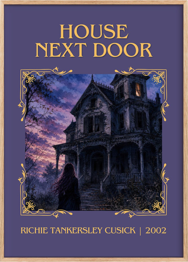 House Next Door Classic Book Art Print by Richie Tankersley Cusick