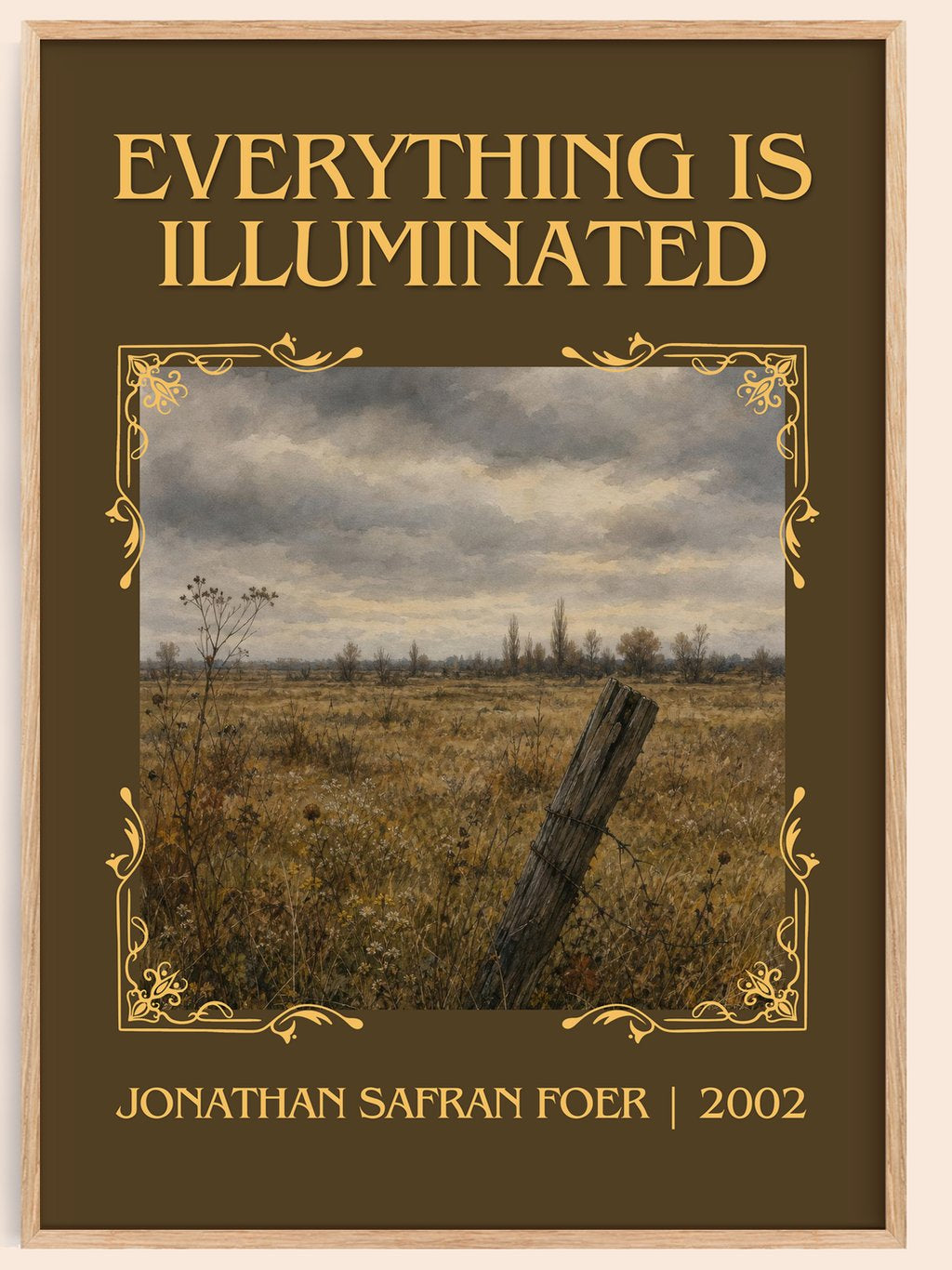 Everything Is Illuminated Classic Book Art Print by J. Foer – book poster