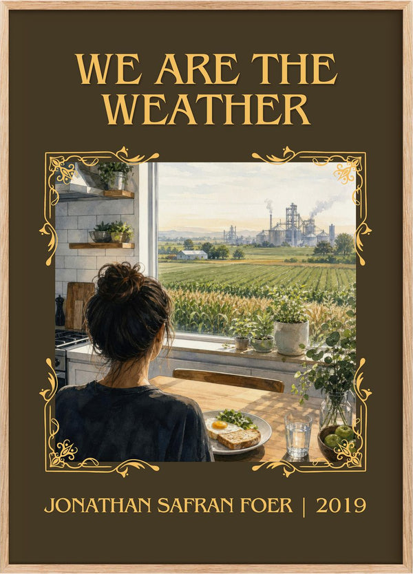We are the weather Classic Book Art Print by Jonathan Safran Foer