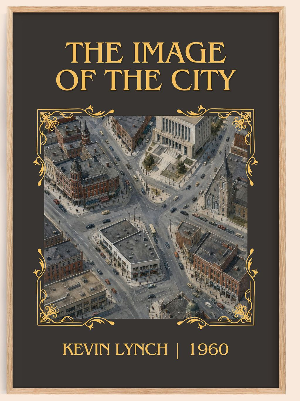 The Image of the City Classic Book Art Print by Kevin Lynch – book poster