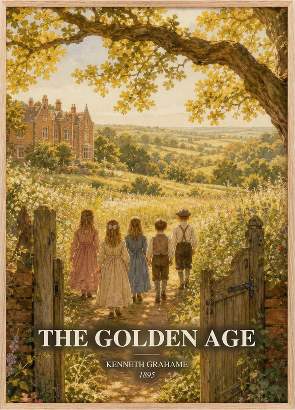 The Golden Age Book Watercolour Illustration by Kenneth Grahame
