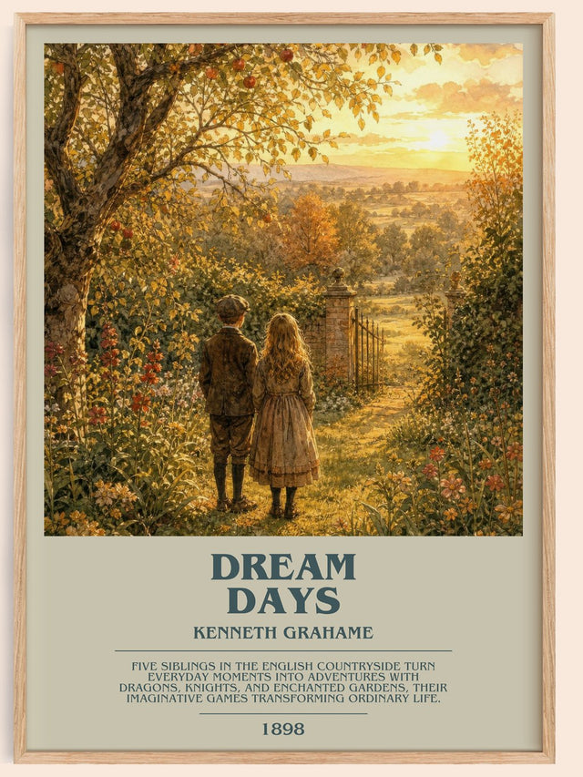 Dream Days Bookish Wall Art by Kenneth Grahame