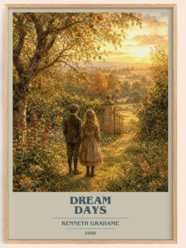 Dream Days Book Cover Poster by Kenneth Grahame