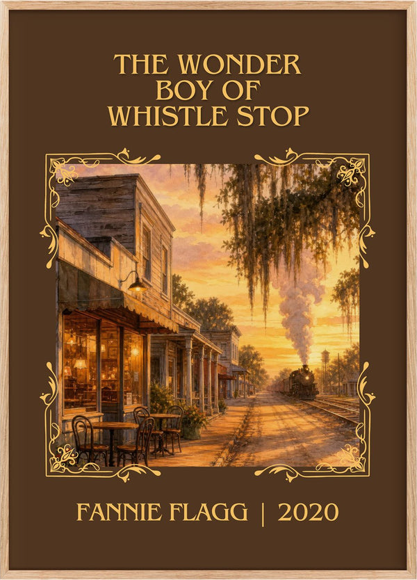 The Wonder Boy of Whistle Stop Classic Book Art Print by Fannie Flagg