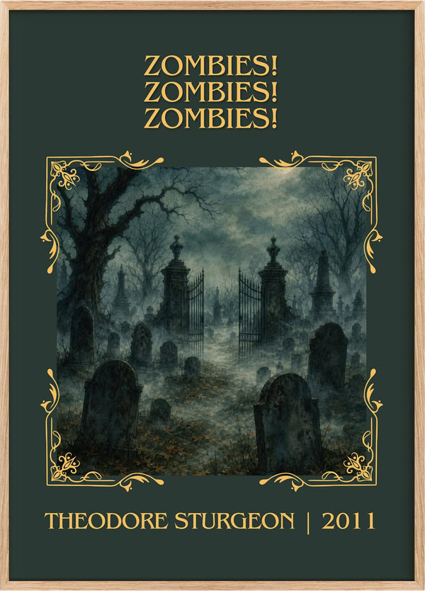 Zombies! Zombies! Zombies! Classic Book Art Print by Theodore Sturgeon