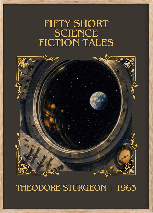 Fifty short science fiction tales Classic Book Art Print by Theodore Sturgeon