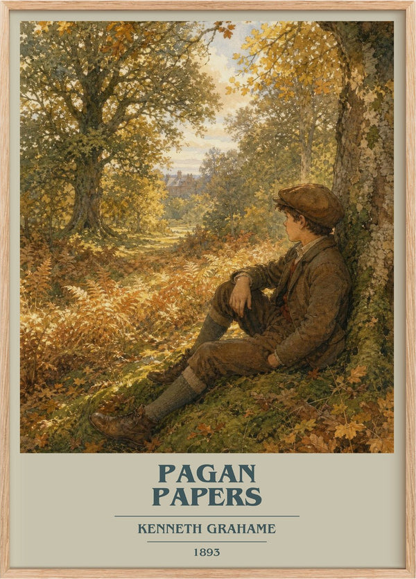 Pagan Papers Book Cover Poster by Kenneth Grahame
