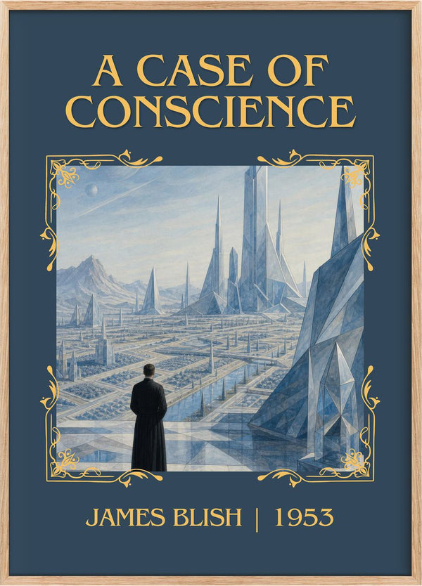A Case of Conscience Classic Book Art Print by James Blish