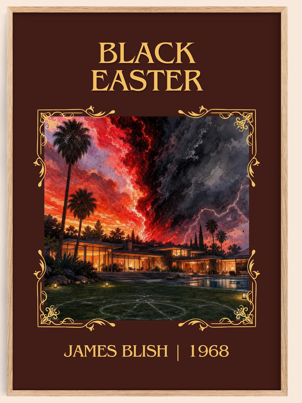 Black Easter Classic Book Art Print by James Blish – book poster