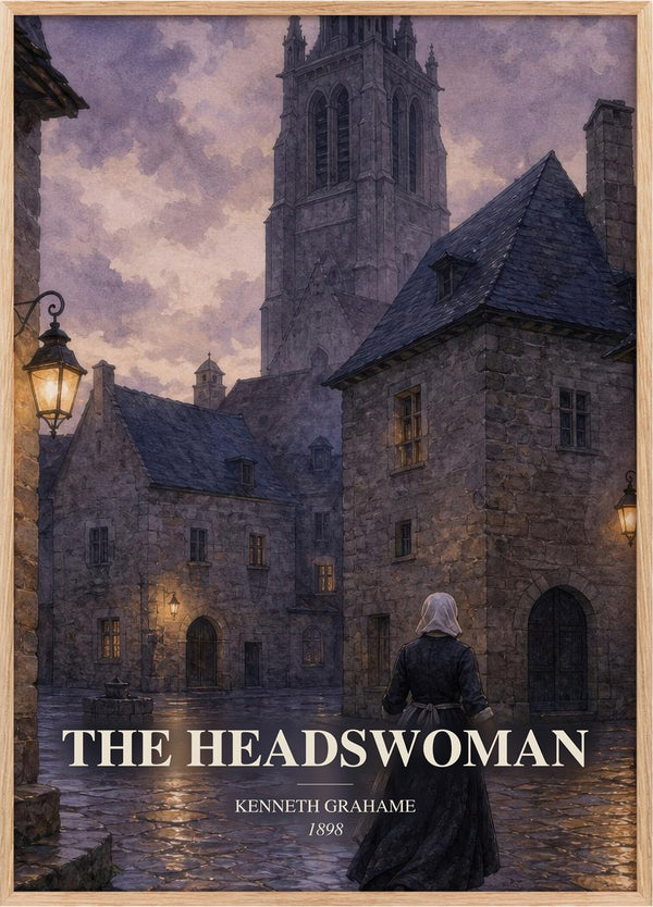 The Headswoman Book Watercolour Illustration by Kenneth Grahame