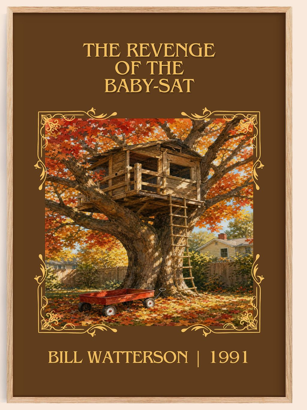 The revenge of the baby-sat Classic Book Art Print by Bill Watterson – book poster
