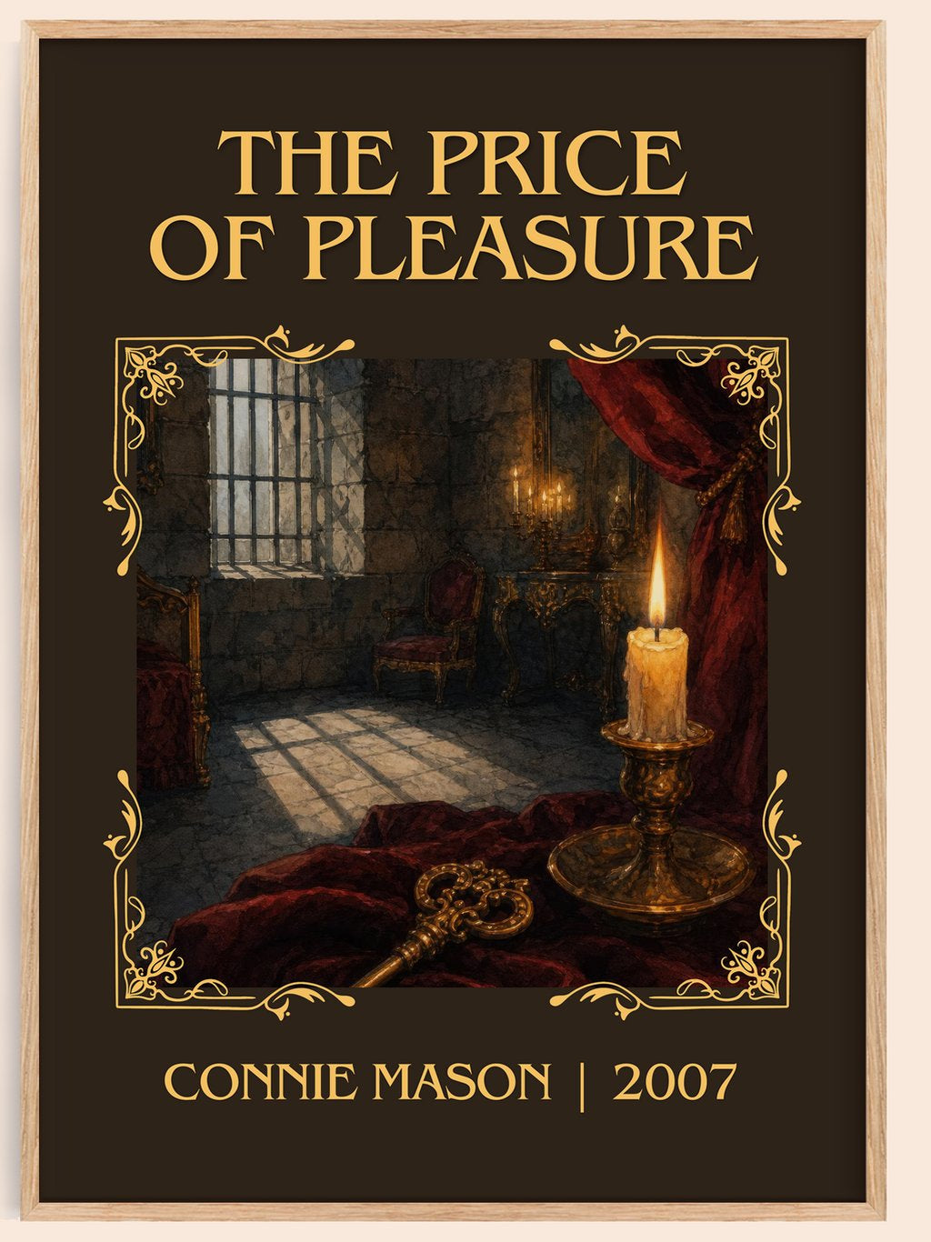 The Price of Pleasure Classic Book Art Print by Connie Mason – book poster
