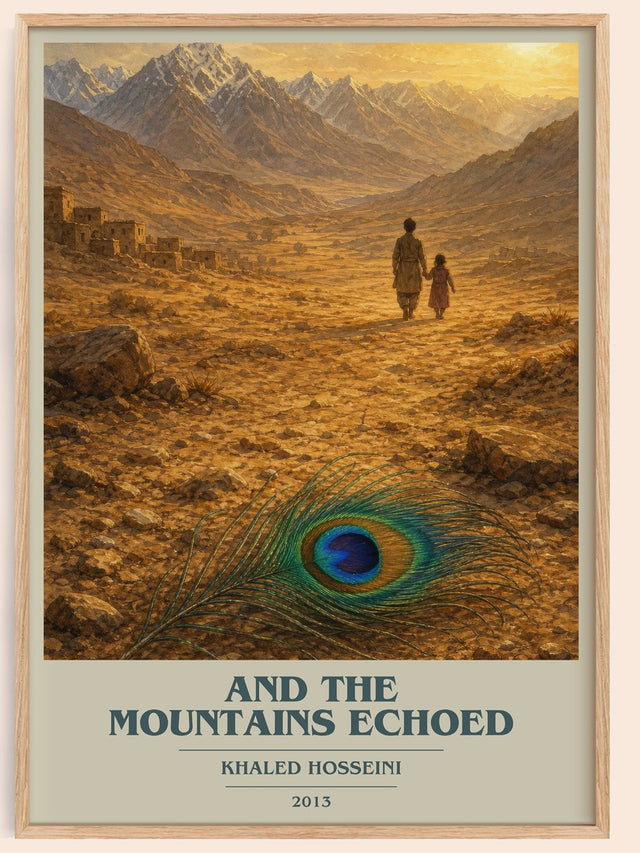 And The Mountains Echoed Book Cover Poster by Khaled Hosseini