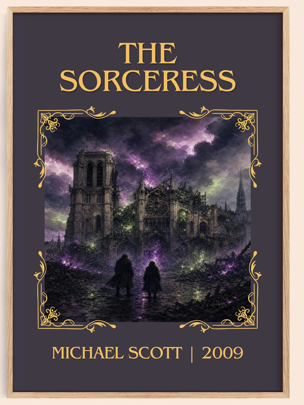 The sorceress Classic Book Art Print by Michael Scott – book poster