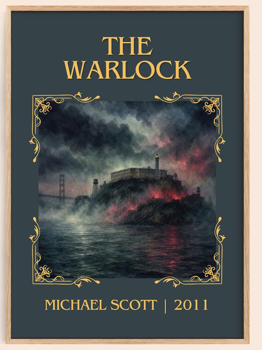 The Warlock Classic Book Art Print by Michael Scott – book poster