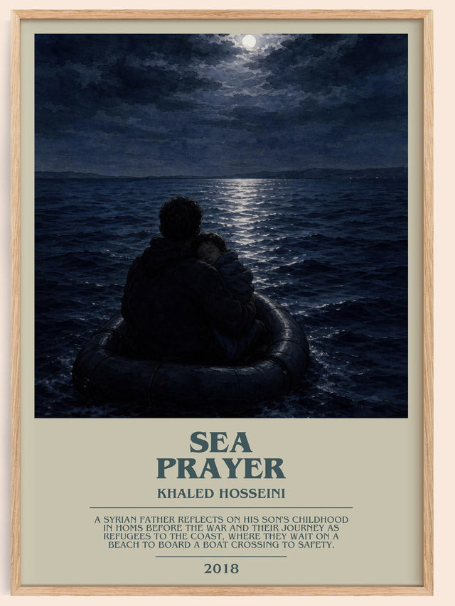 Sea Prayer Bookish Wall Art by Khaled Hosseini