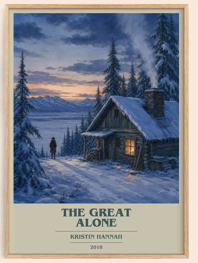The Great Alone Book Cover Poster by Kristin Hannah