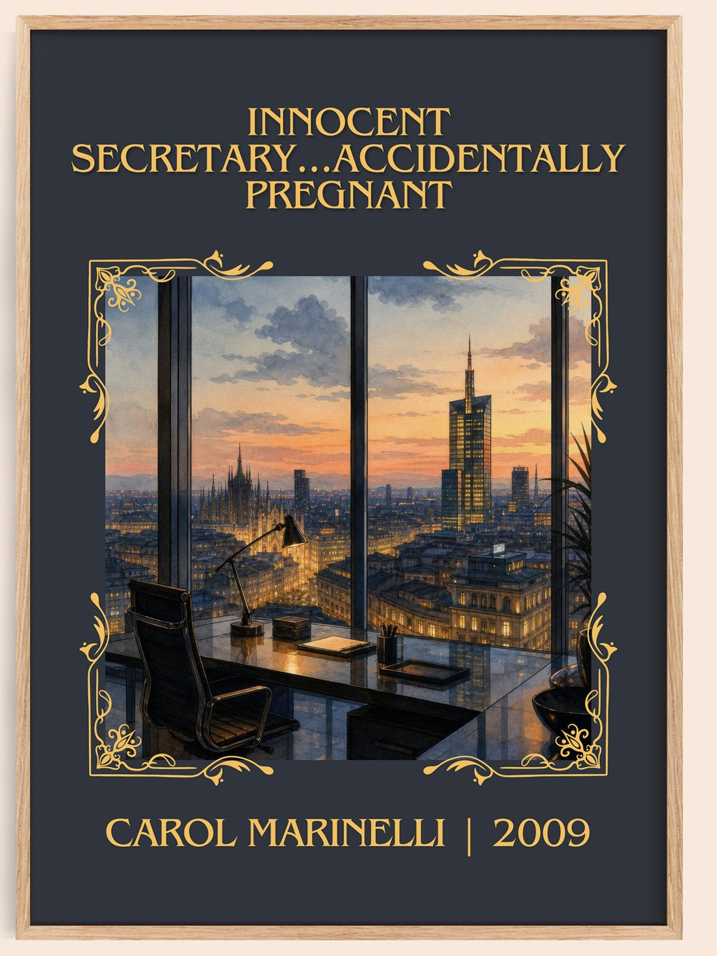 Innocent Secretary...Accidentally Pregnant Classic Book Art Print by Carol Marinelli – book poster