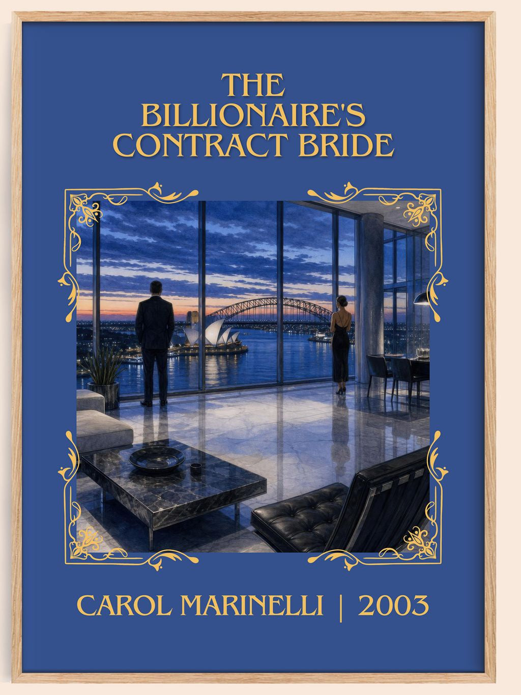 Billionaire's Contract Bride Classic Book Art Print by Carol Marinelli – book poster