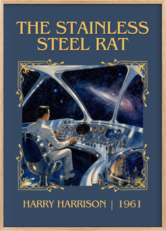 The Stainless Steel Rat Classic Book Art Print by Harry Harrison