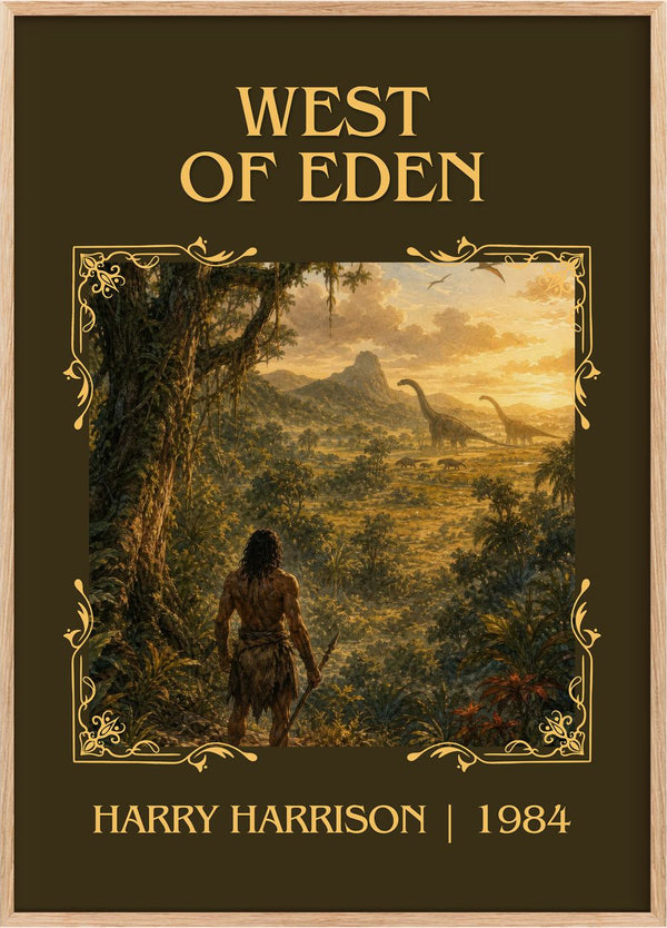 West of Eden Classic Book Art Print by Harry Harrison