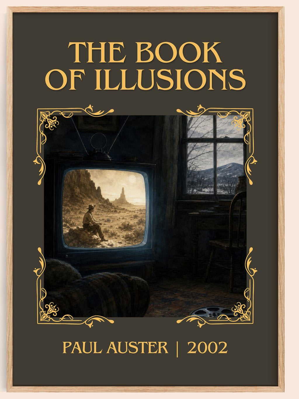 The Book of Illusions Classic Book Art Print by Paul Auster – book poster