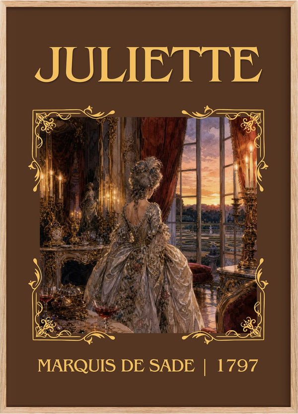 Juliette Classic Book Art Print by Marquis de Sade