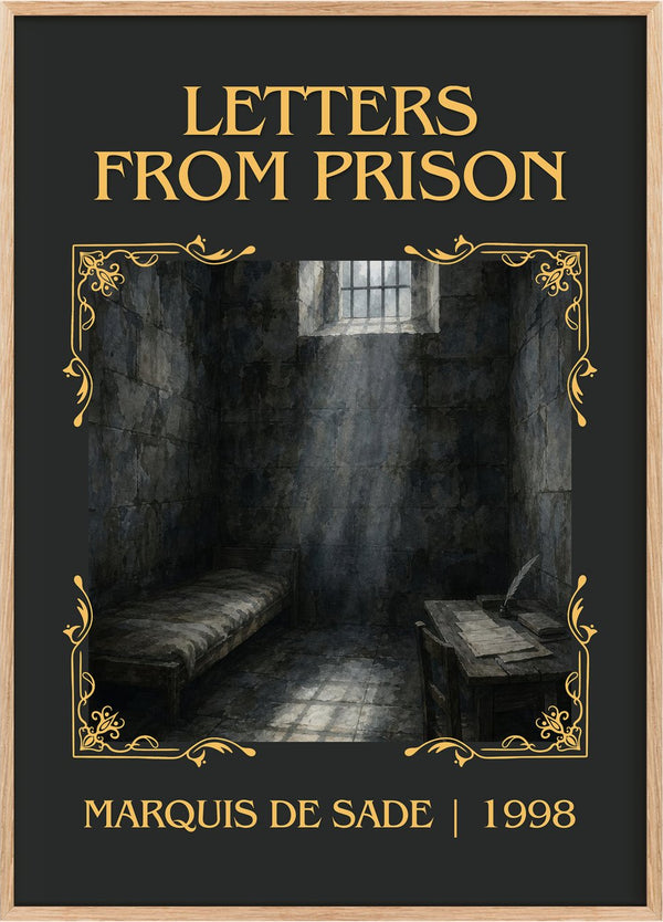 Letters from prison Classic Book Art Print by Marquis de Sade