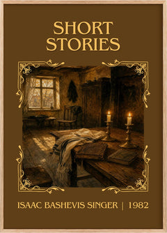 Short stories Classic Book Art Print by Isaac Bashevis Singer