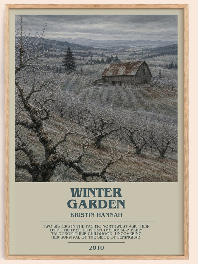 Winter Garden Bookish Wall Art by Kristin Hannah