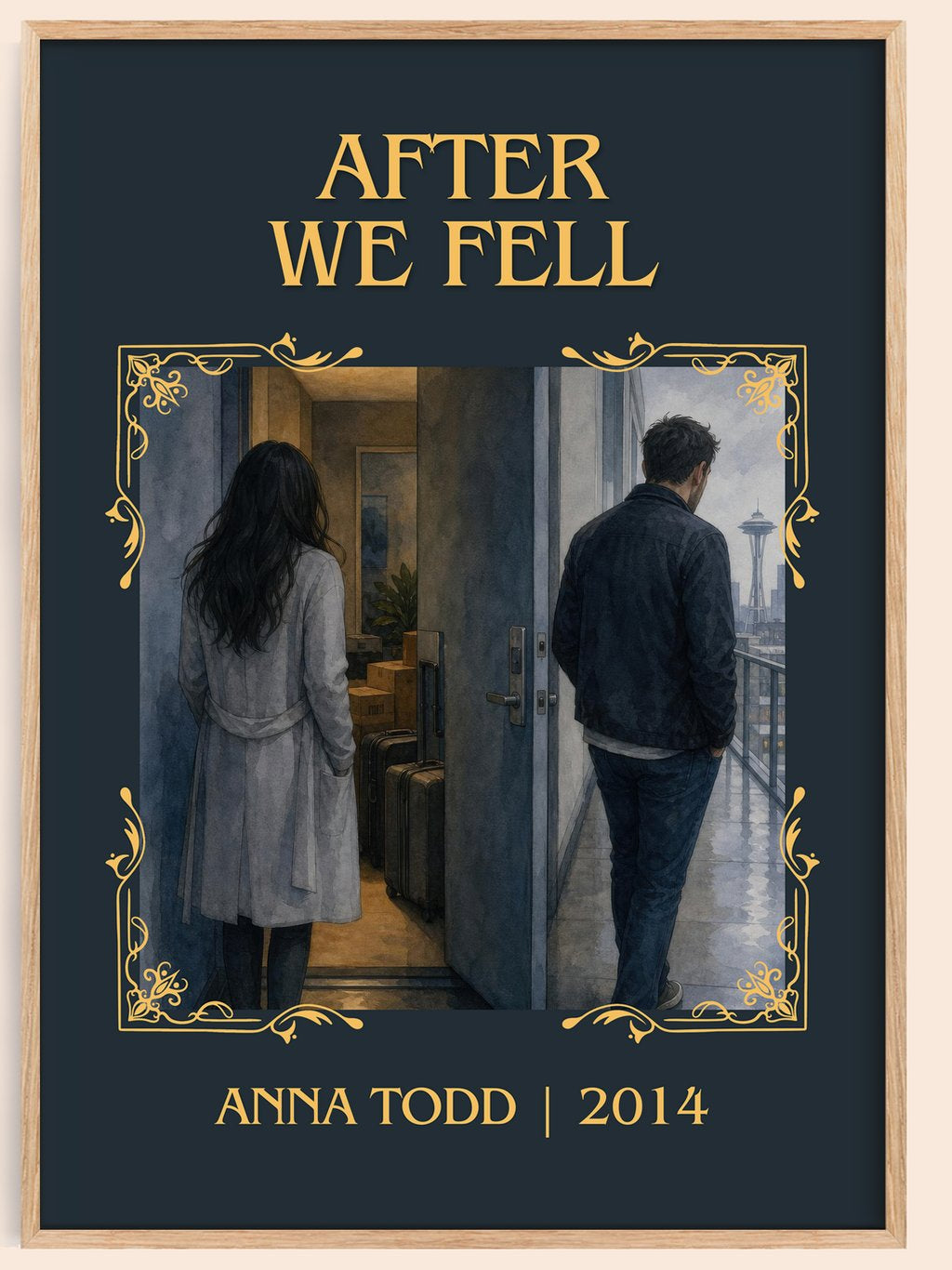 After We Fell Classic Book Art Print by Anna Todd – book poster