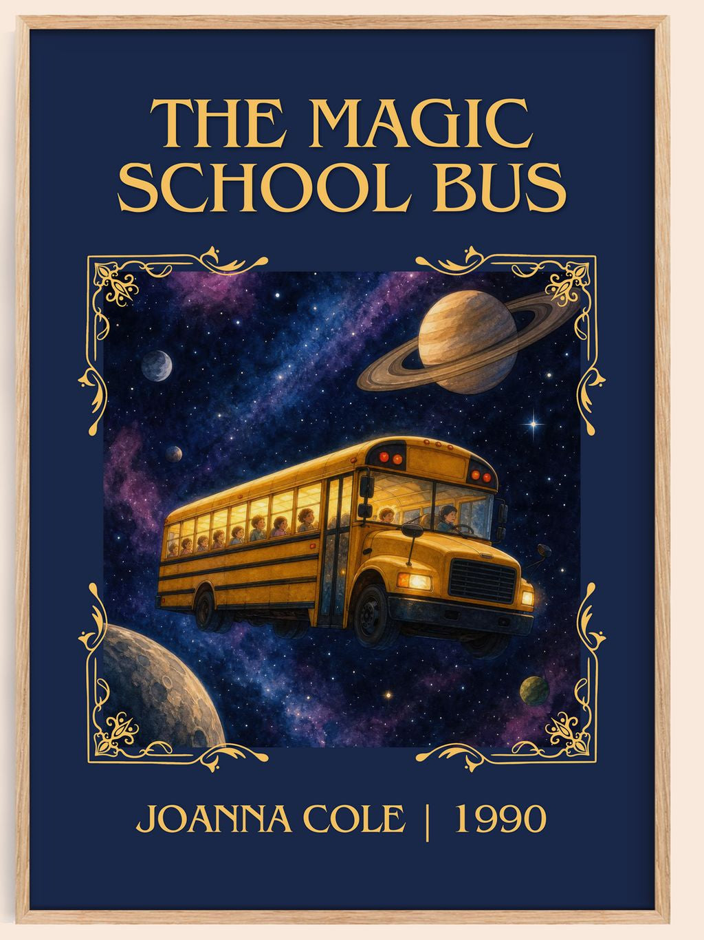 The Magic School Bus Classic Book Art Print by Joanna Cole – book poster