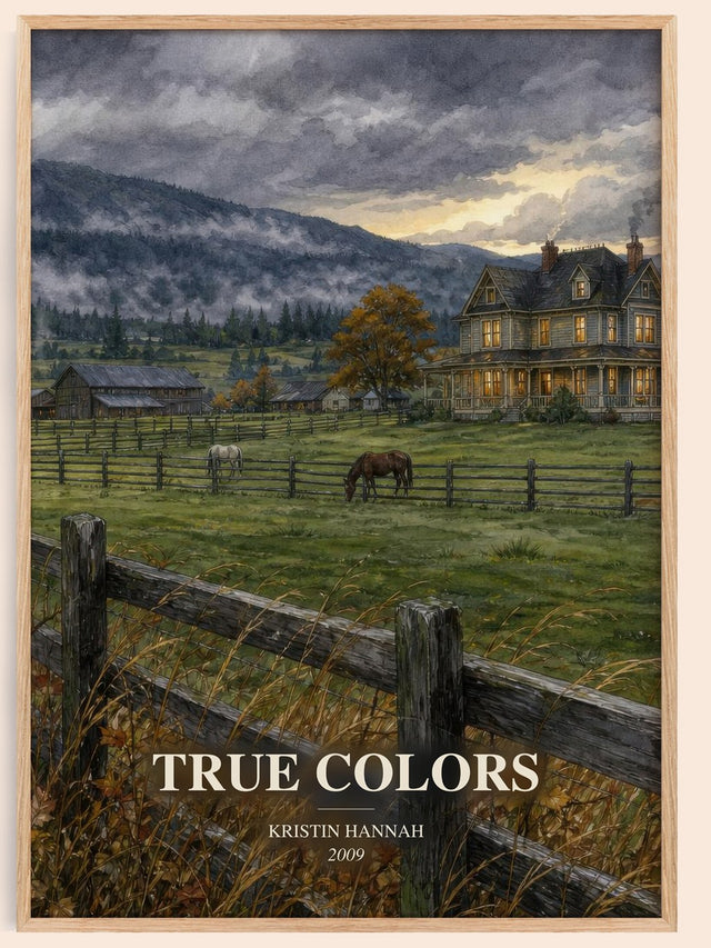 True Colors Book Watercolour Illustration by Kristin Hannah